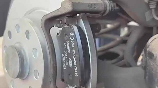 Brake pad installation process