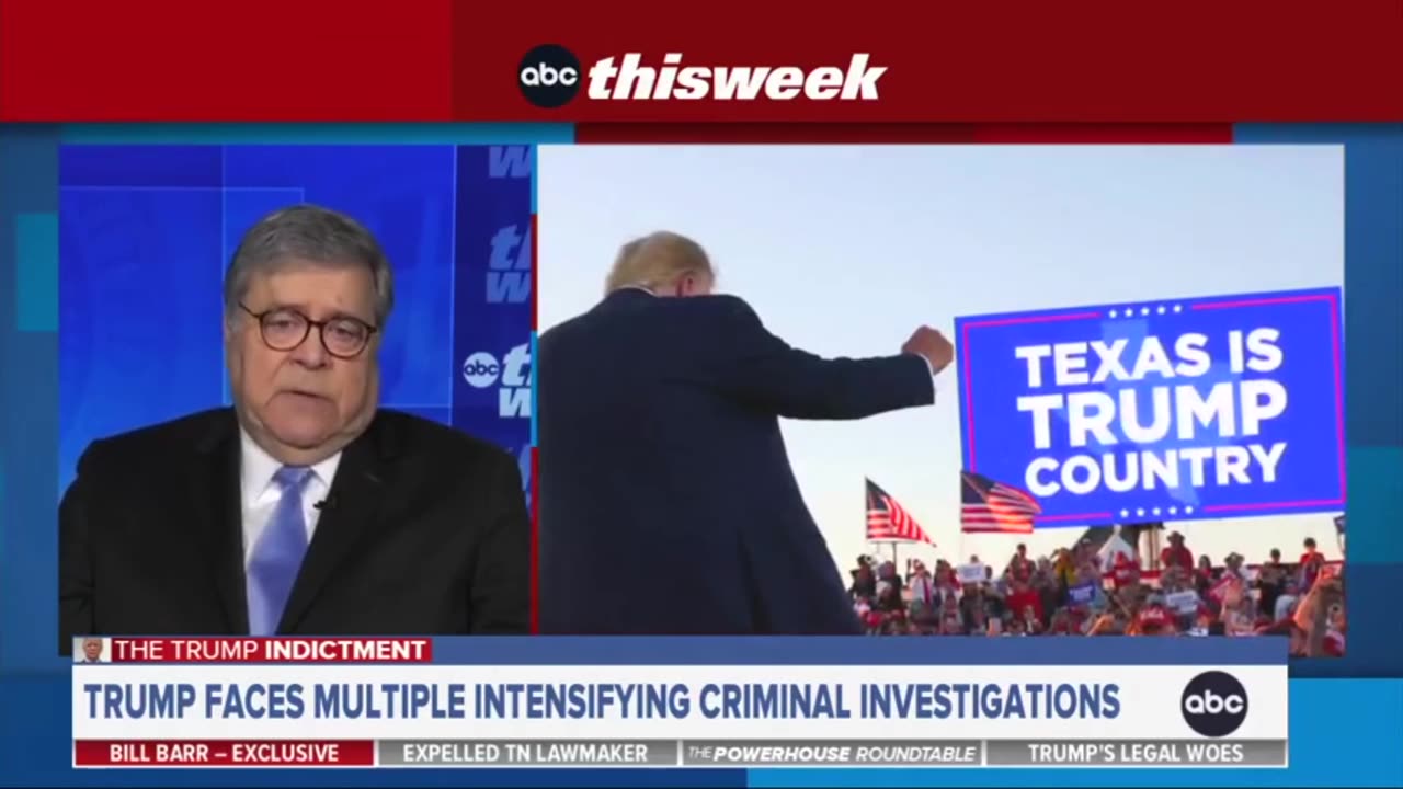 Fmr AG Barr: Trump Is Weak And Would Lose To Biden
