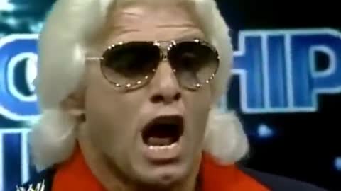 Ric Flair one limousine ridin jet flyin son of a gun WHOO