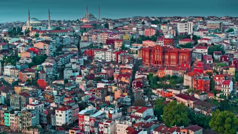 Istanbul, Turkey 8K Video Ultra HD 120 FPS in Drone View-5