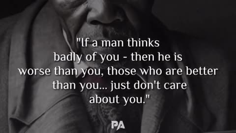 „Those who are better than you just don’t care about you.“ Thoughts •••#