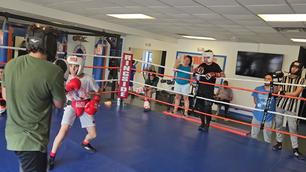 Joey sparring Kyle. 8/5/23