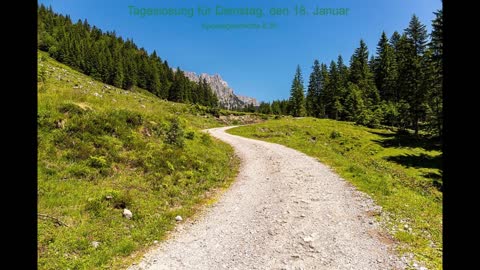 Tageslosung für Dienstag, den 18. Januar