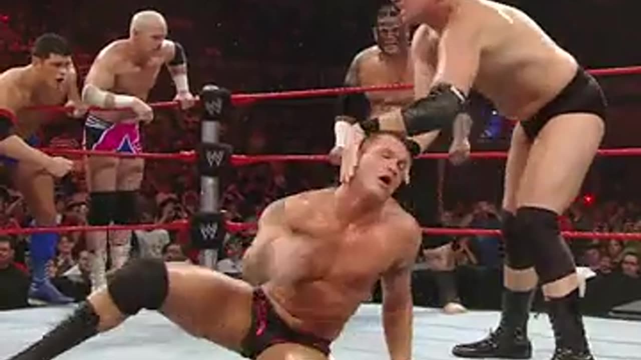 John Cena beat every RAW superstar with chair