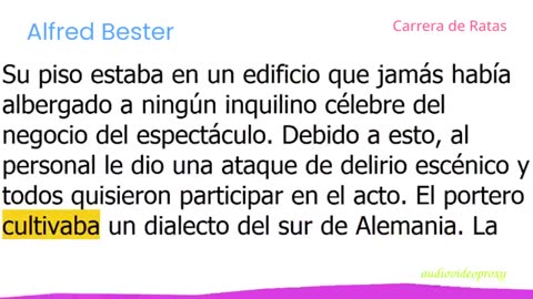 Alfred Bester - Carrera de Ratas 1/3