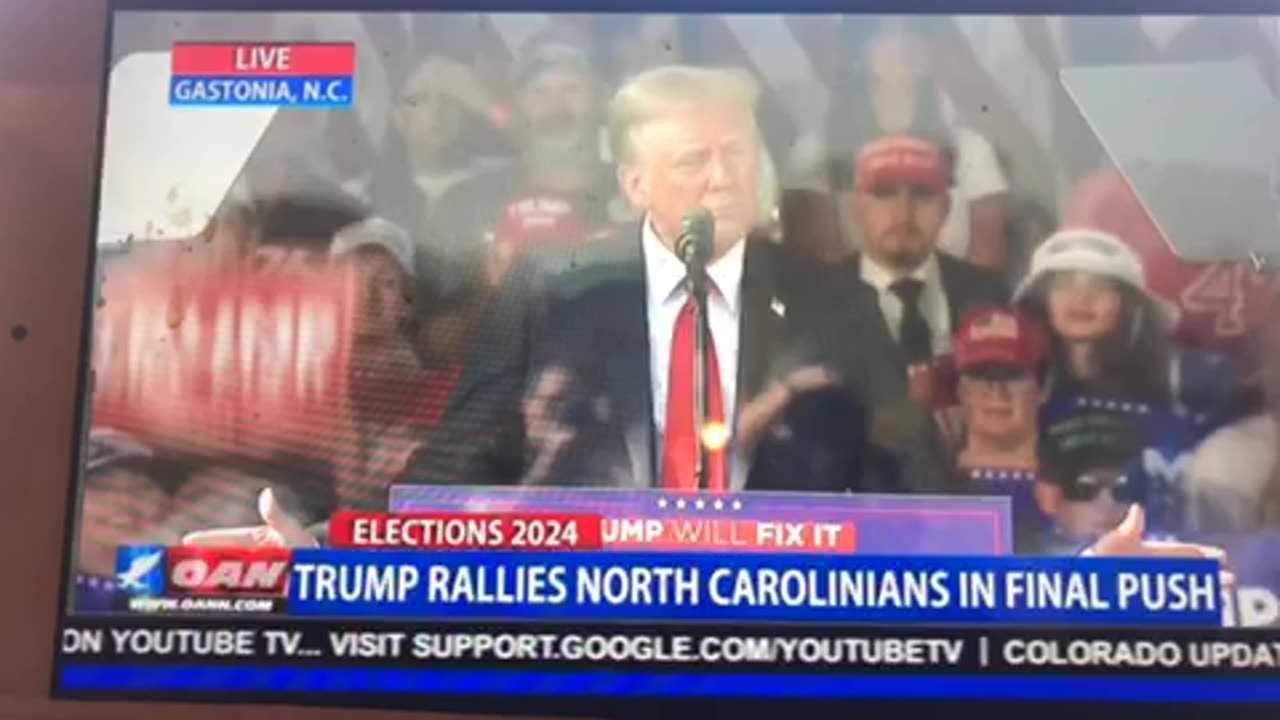 🦅 OAN rally NC if Kamala can’t handle Joe Rogan she can’t handle china’s Xi