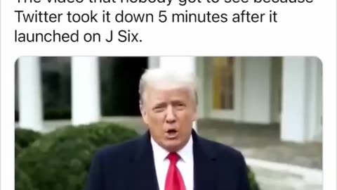 realDonaldTrump Jan 6th after-speech "Go Home in Peace"