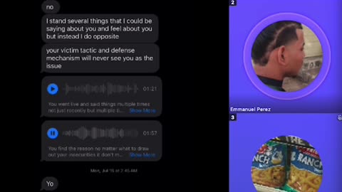 - MK ; EXPOSES VOICE RECORDINGS FROM LATE NIGHT !