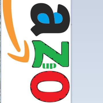 Up Jesus's nose 2 times in Amazon Logo