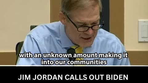 Jim Jordan Demolished Biden Official for Lying about the Border!