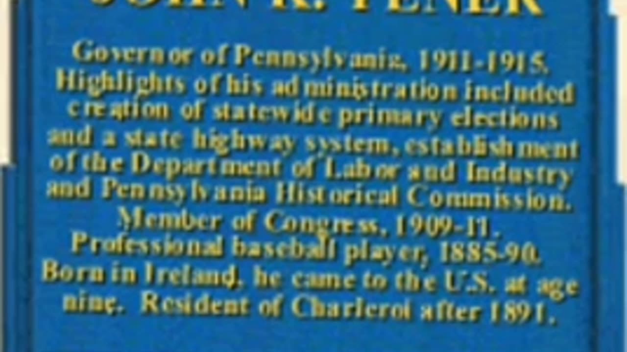 John Tener, the first Immigrant Governor