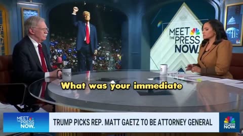 John Bolton just said Matt Gaetz is the "worst nomination for a cabinet position in history."