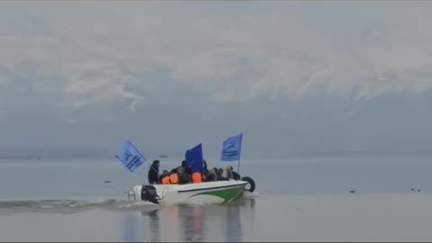 Asia's largest fresh water lake -WULAR LAKE