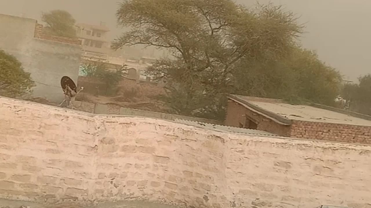 Storm in my village