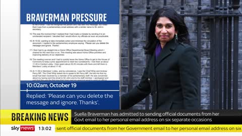 Home Secretary admits breaking security rules six times