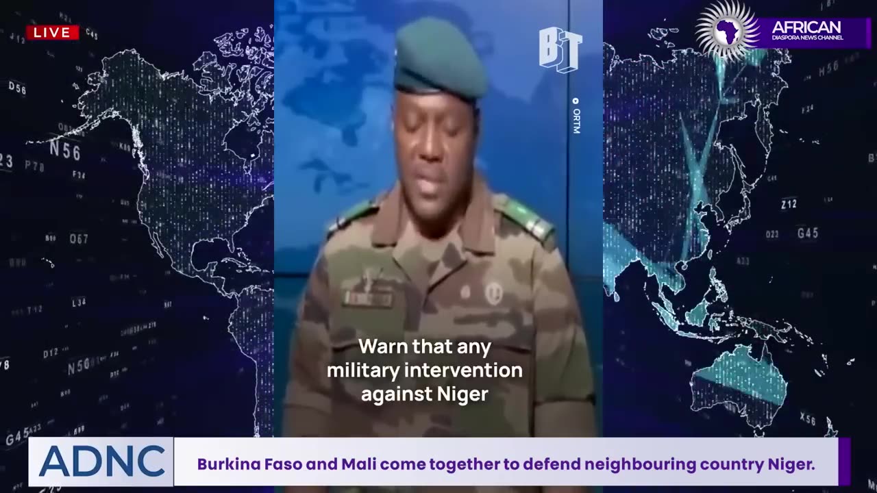 Africans Unite To Defend Neighbouring Country Niger Against Foreign Invasion