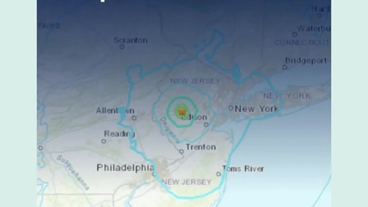 earthquake hits new jersey not new york or nyc 4/5/24