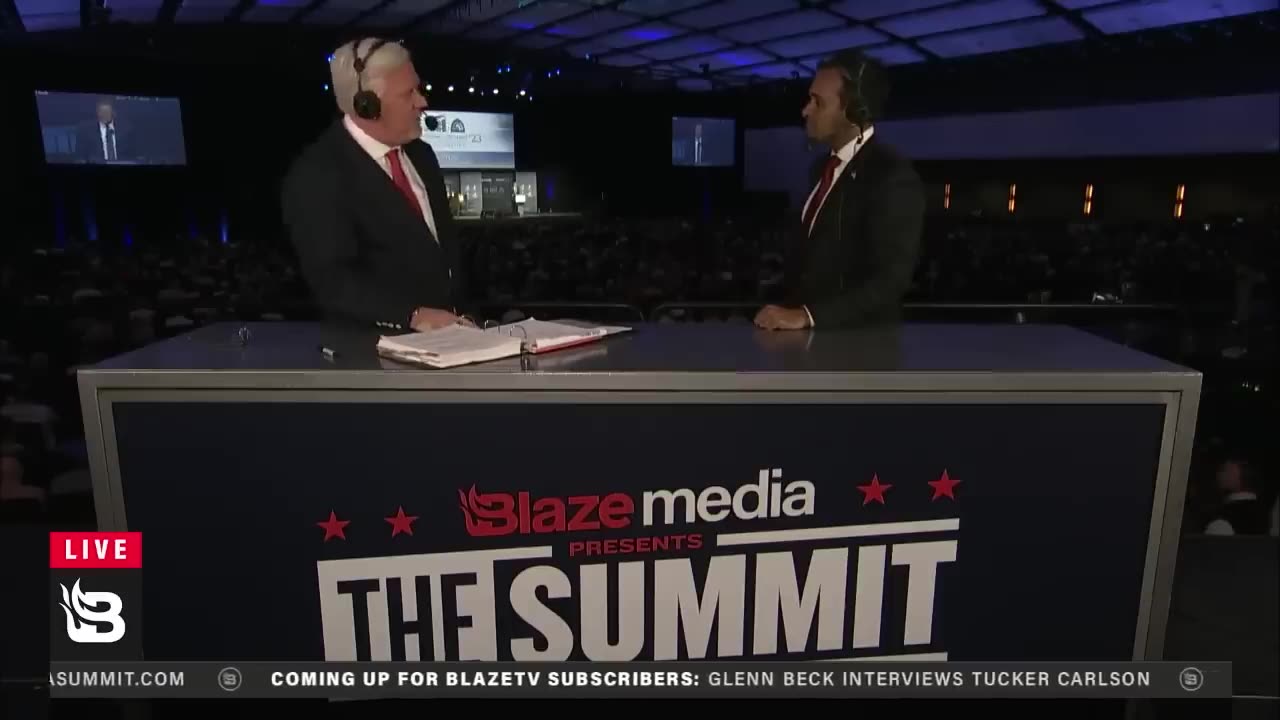 Vivek Ramaswamy with Glenn Beck: Blaze TV Family Leadership Summit