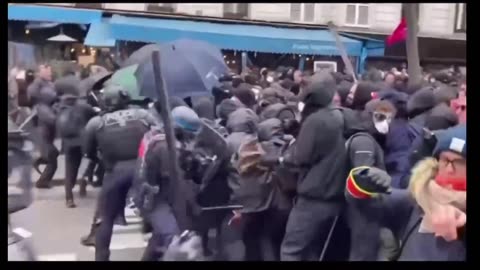 Rioters in France taken out by Force!