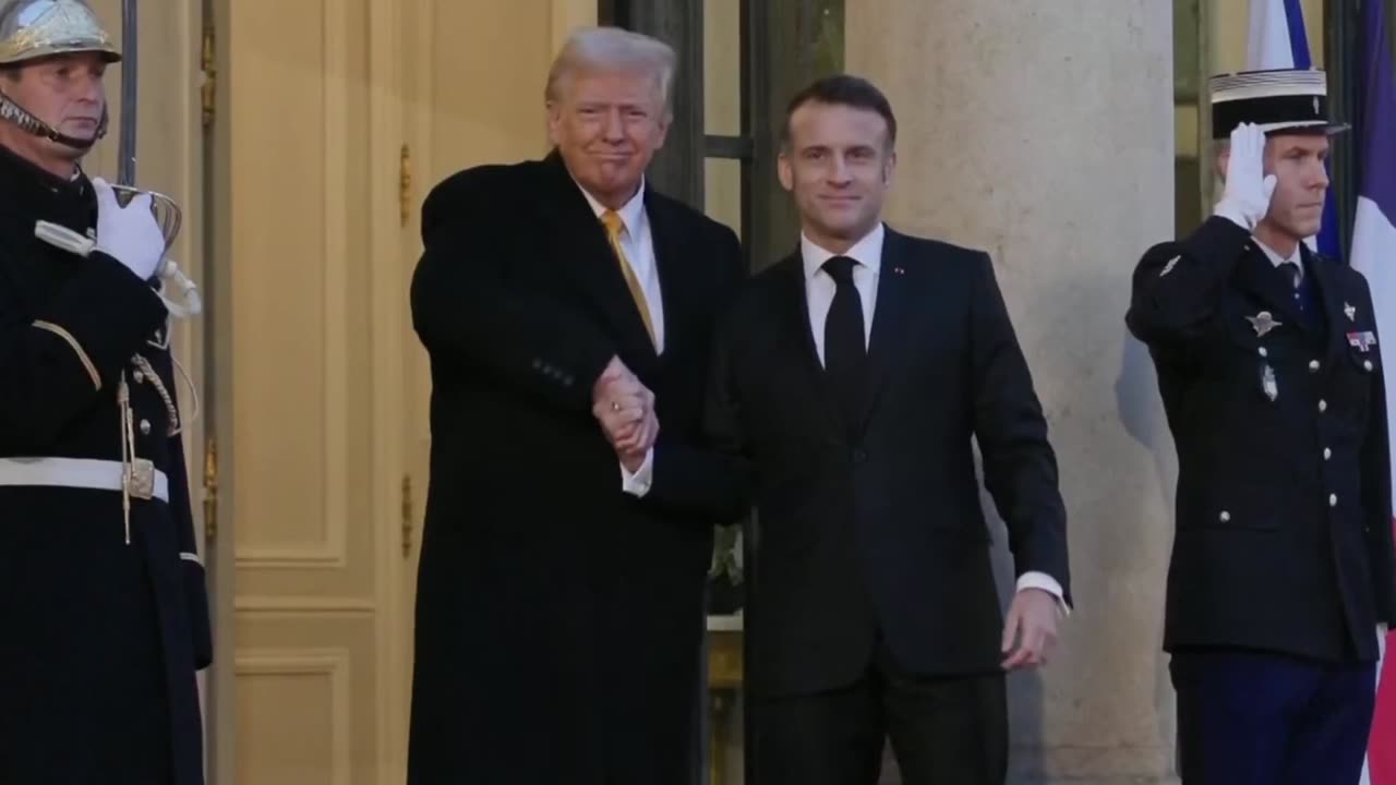 The handshake of a real boss! Donald J. Trump