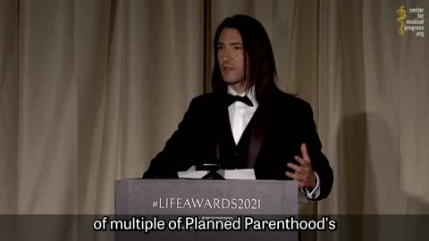 LIVE ACTION Life Awards 2021 - David Daleiden Full Speech "...no longer a price tag on human life."