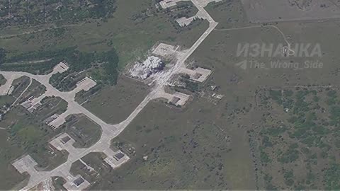 Ukrainian Dolgintsevo airfield is hit by Russian Iskander-M