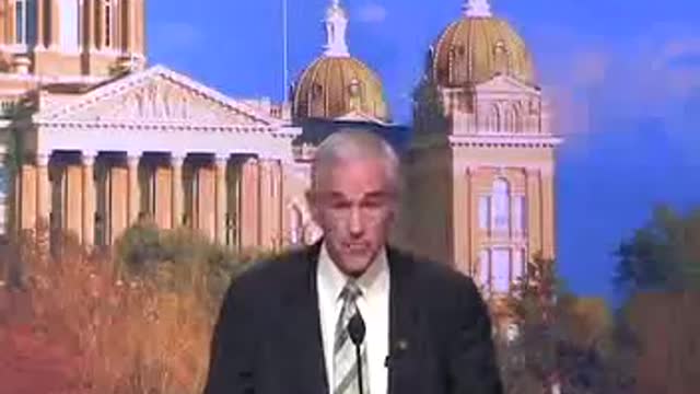 Nov 14, 2007 Politics: Ron Paul speech at Iowa Straw Poll