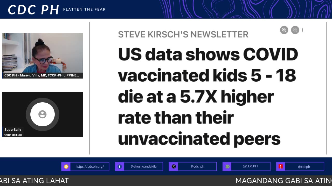 US data shows COVID vaccinated kids 5 - 18 die at a 5.7X higher rate than their unvaccinated peers | CDC PH - 101924