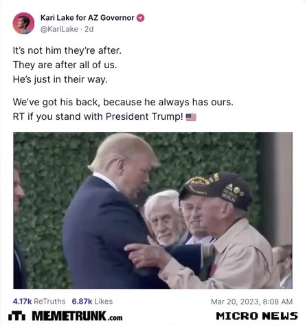 We’ve got your back, President Trump!❤️🇺🇸