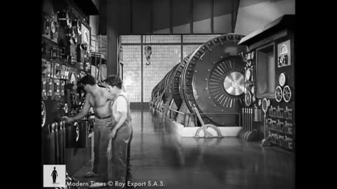 Charlie Chaplin - Factory Scene - Modern Times (1936)