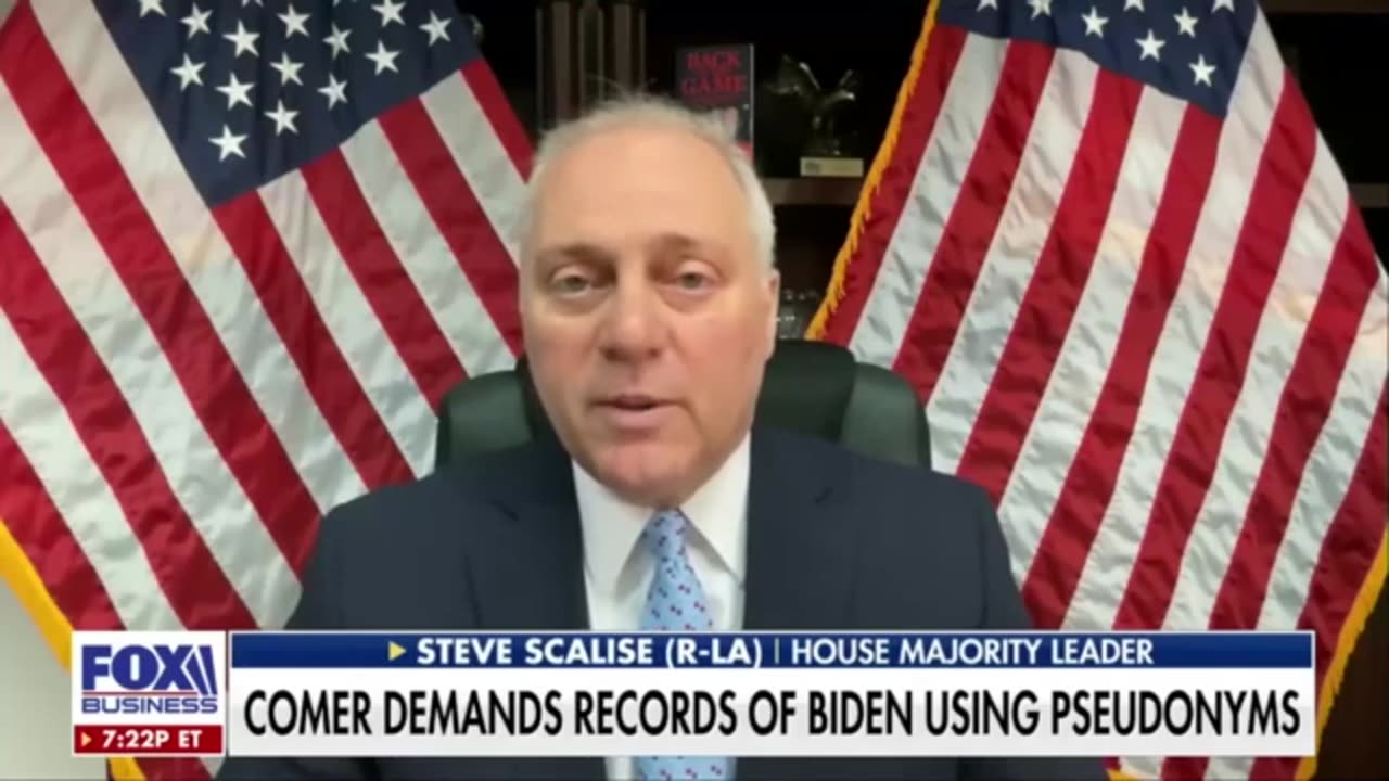 Steve Scalise: Why did Joe Biden use fake names?