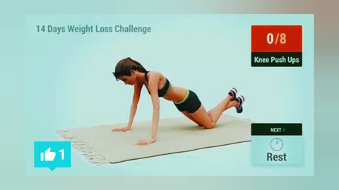 14days weitght Loss challenge -home workout routine