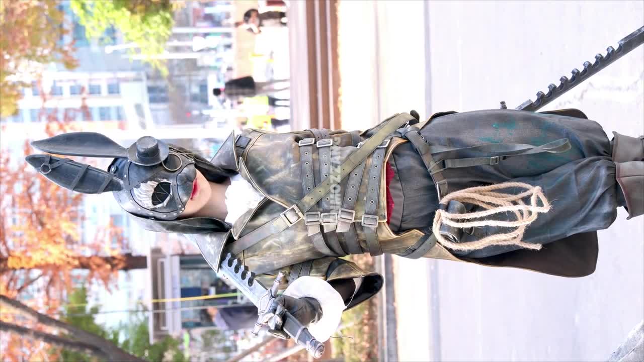 지스타 2022 네오위즈 P의거짓 검은토끼형제단 초라빵&하니 코스프레 4K 직캠 G-star Lies of P Black Rabbit Brotherhood Cosplay