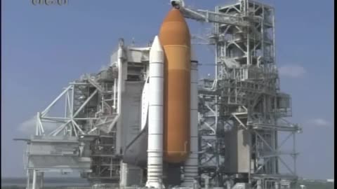 STS 127 Rotating Service Structure Roll Back Time Lapse