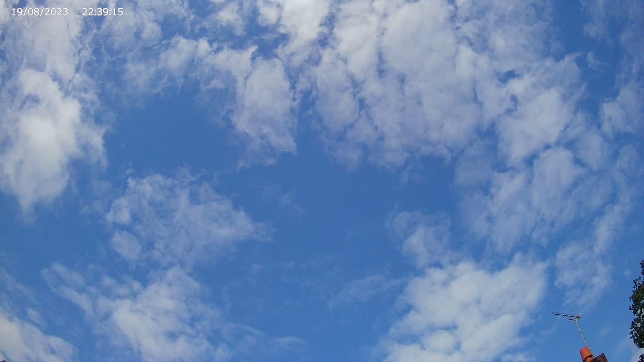 Sky Timelapse #152 - 4K - 19/8/2023