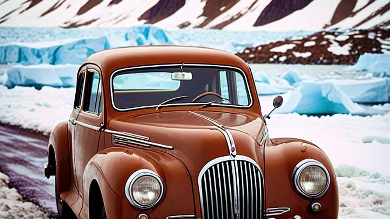 123C Book Cover Suggestion/Cars 1950 #cars #antarctica #nature #snow #mountains