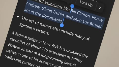 Breaking News: Jeffrey Epstein associate list released 170 or more names!