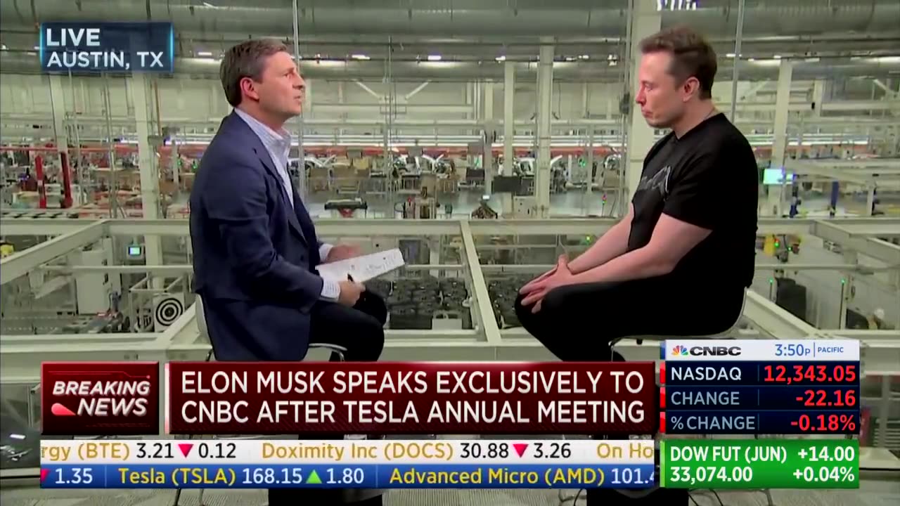 Elon Musk is asked about his Tweet saying George Soros reminds him of Magneto