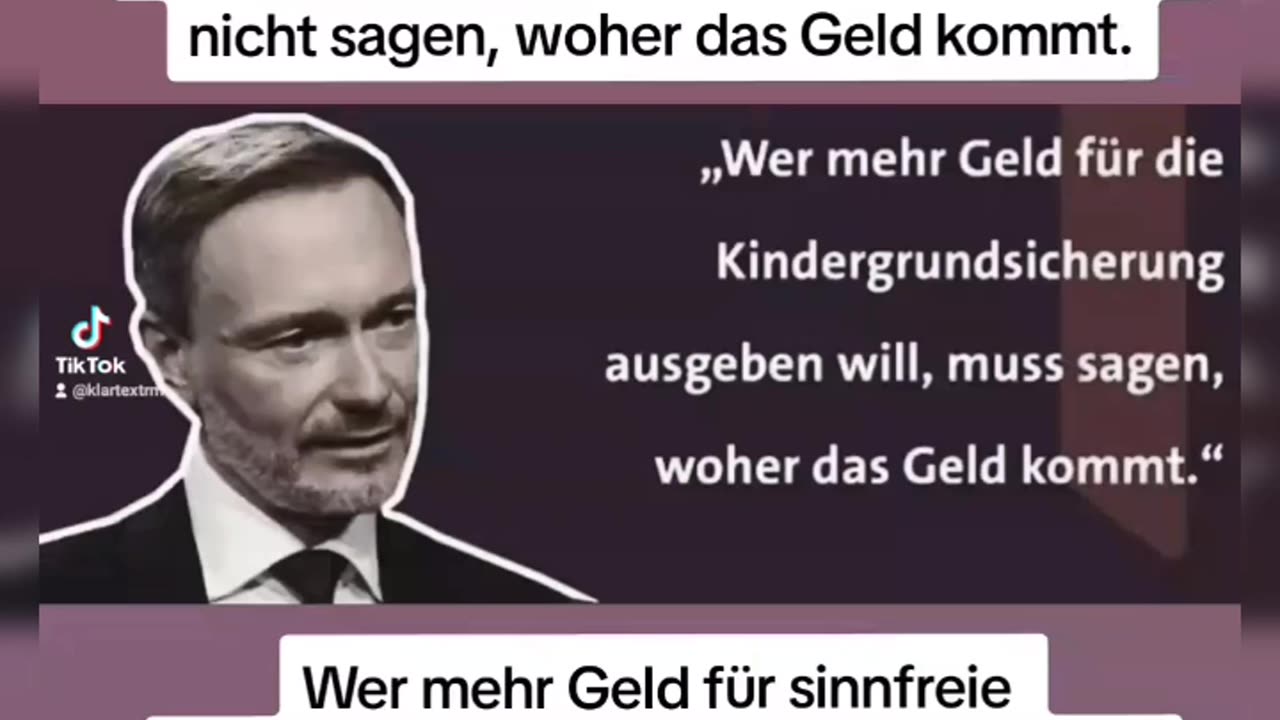 Laut Lindner, ist Deutschland PLEITE - für elementares ist hier kein Geld mehr da!
