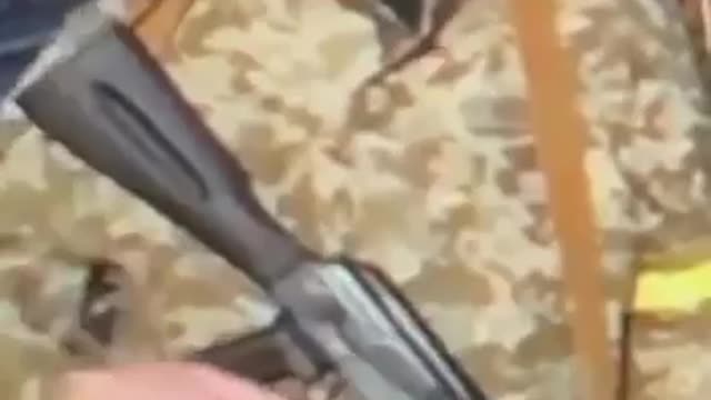 Accidentally drops mag on tv