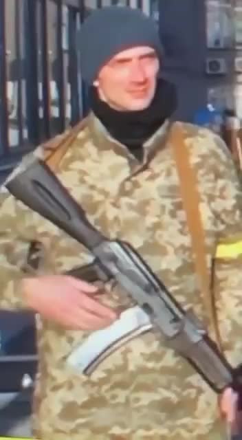 Accidentally drops mag on tv