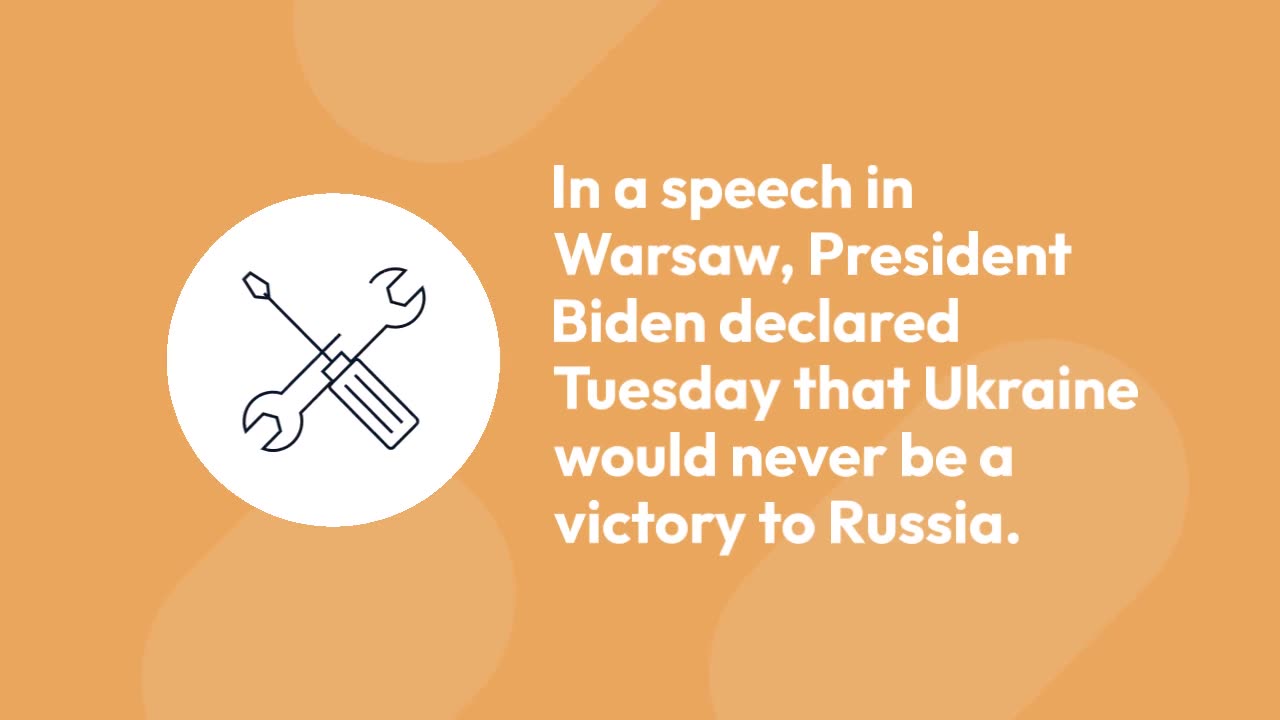 Biden in Warsaw: “Ukraine will not be a victory over Russia”