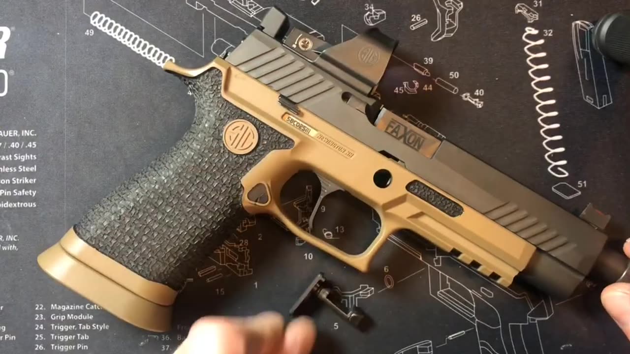 Sig Sauer P320 take down lever fix