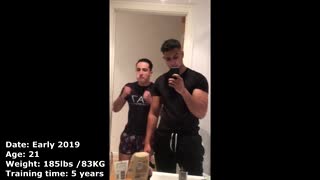 Weightlifting 5 Year Body Transformation- Natural 5 Year Body Transformation