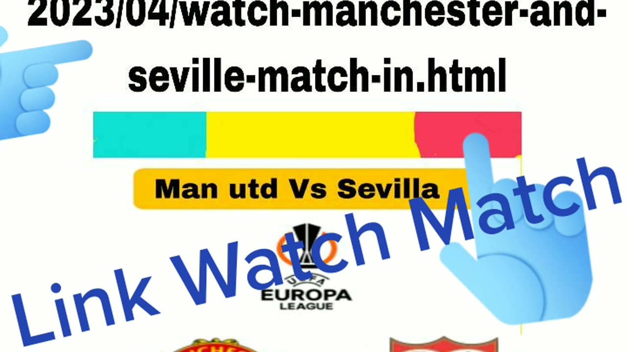 Watch the Manchester and Seville match in the European League, 4/13/2023