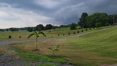 Short time lapse of storm clouds