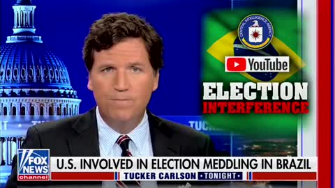 Tucker says Biden admin influenced Brazil's election