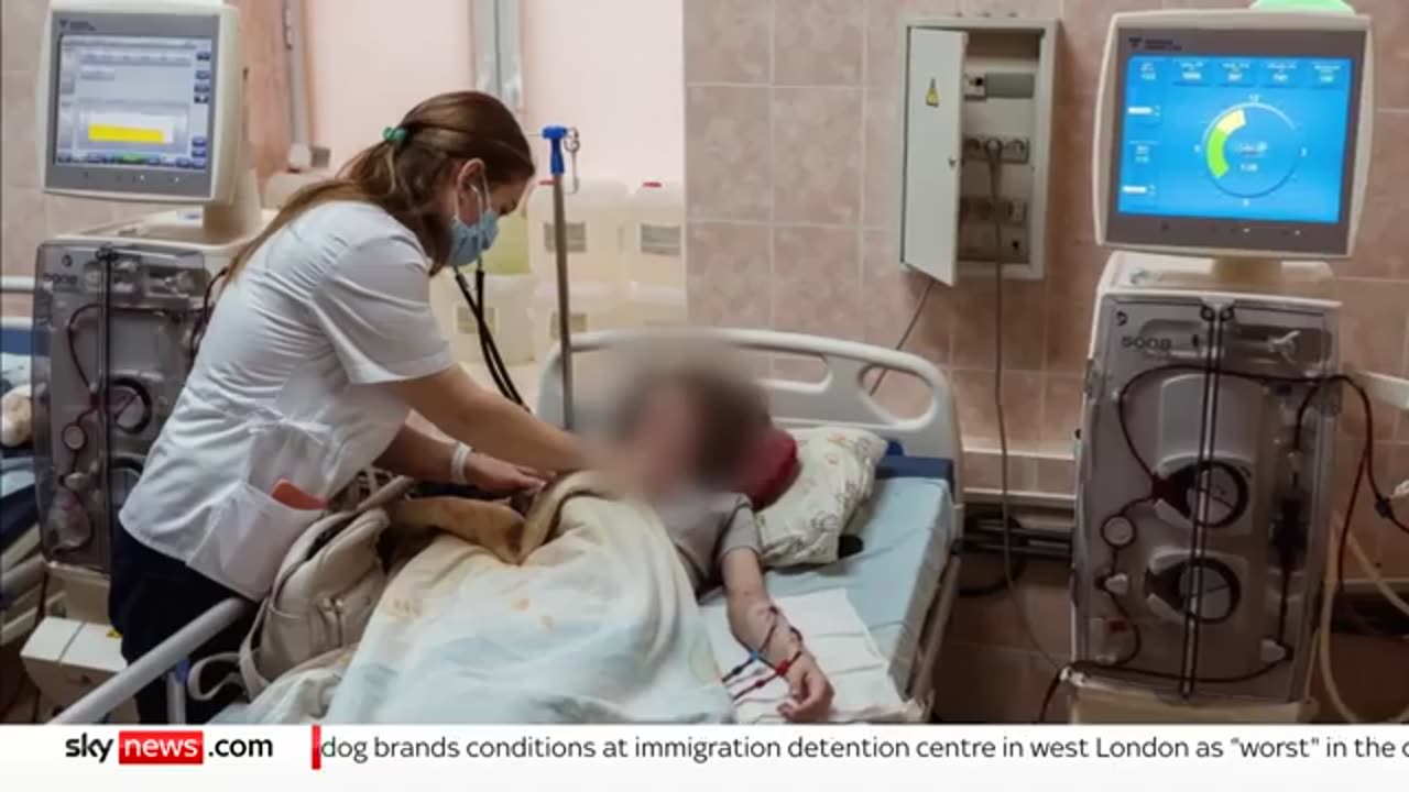 Ukraine war_ Doctor killed in Russian strike on Kyiv hospital while protecting sky news