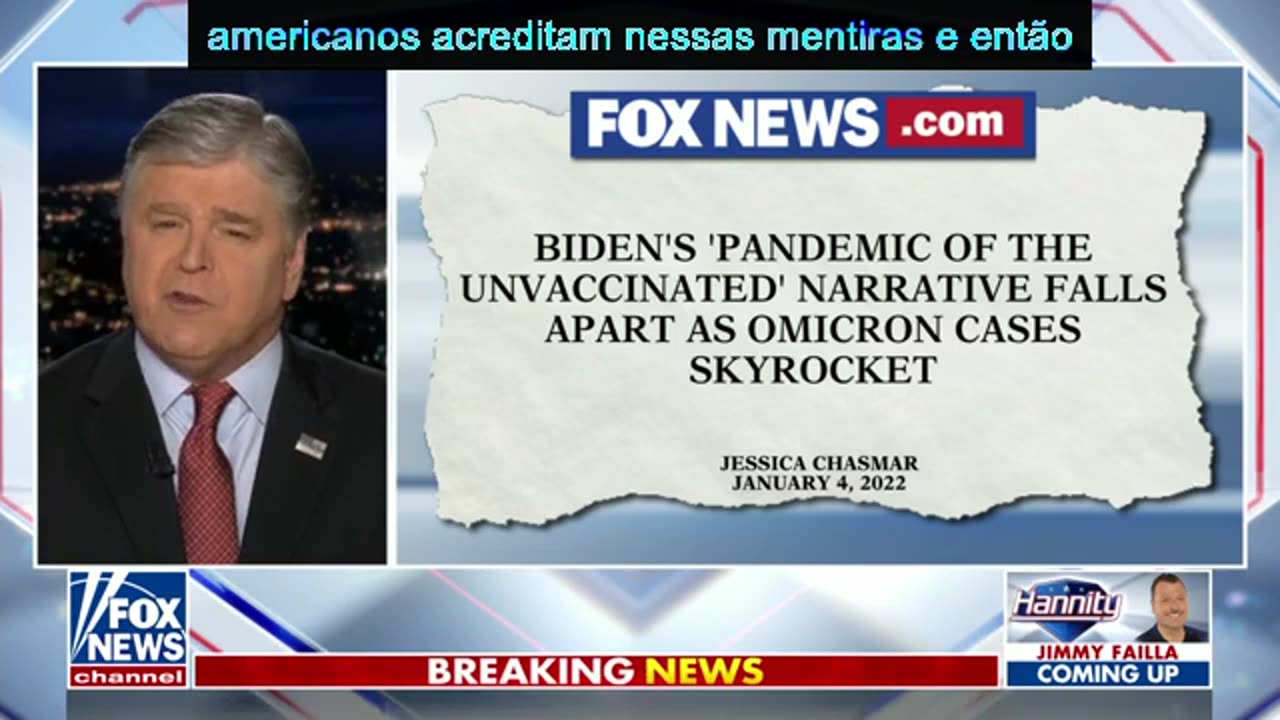 Hannity: We knew the truth all along. *https://t.me/ftopnews