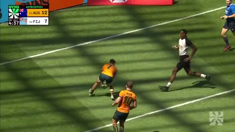 Rugby 7s highlights fiji vs Australia